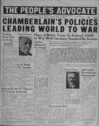 People's Advocate August 25, 1939