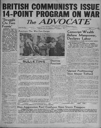 Advocate, September 8, 1939