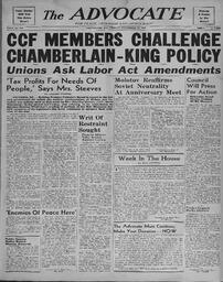 Advocate, November 10, 1939