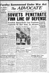 Advocate, February 16, 1940