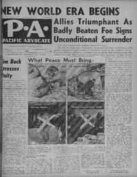 Pacific Advocate, May 12, 1945
