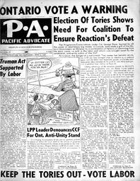 Pacific Advocate, June 9, 1945