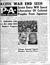 Pacific Advocate, August 11, 1945