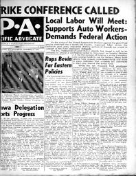 Pacific Advocate, October 13, 1945