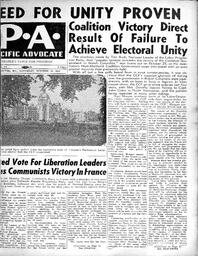 Pacific Advocate, October 27, 1945