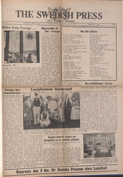 The Swedish Press - November 26, 1953