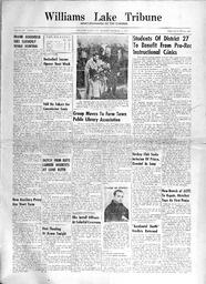 Williams Lake Tribune - November 22, 1951