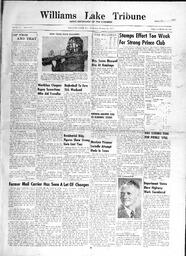 Williams Lake Tribune - January 24, 1952