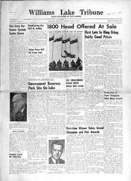 Williams Lake Tribune - October 9, 1952