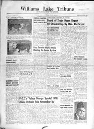 Williams Lake Tribune - October 23, 1952