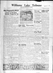Williams Lake Tribune - December 31, 1952