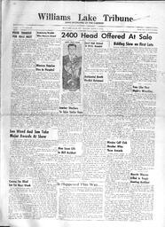 Williams Lake Tribune - October 8, 1953