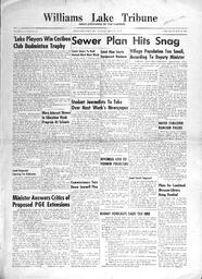 Williams Lake Tribune - March 11, 1954