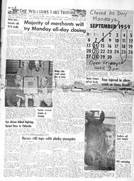 Williams Lake Tribune - August 19, 1959
