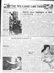 Williams Lake Tribune - December 30, 1959