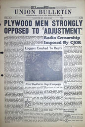 The B.C. Lumber Worker, Vol. I, No. 7, July 28, 1939