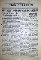 The B.C. Lumber Worker, Vol. I, No. 14, November 14, 1939