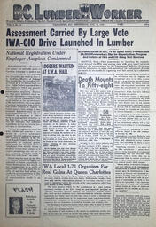 The B.C. Lumber Worker, Vol. 9, No. 14, August 21, 1940