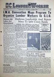The B.C. Lumber Worker, Vol. 9, No. 17, October 23, 1940