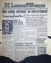 The B.C. Lumber Worker, Vol. 10, No. 2, January 22, 1941