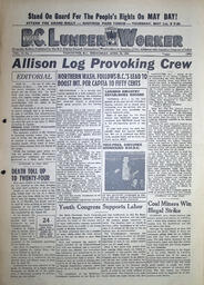 The B.C. Lumber Worker, Vol. 10, No. 7, April 30, 1941