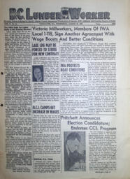 The B.C. Lumber Worker, Vol. X, No. 12, August 20, 1941