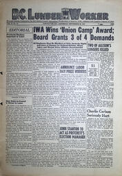 The B.C. Lumber Worker, Vol. X, No. 13, September 20, 1941