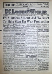 The B.C. Lumber Worker, Vol. XI, No. 2, January 17, 1942