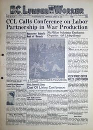 The B.C. Lumber Worker, Vol. XI, No. 8, April 25, 1942