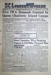 The B.C. Lumber Worker, Vol. XI, No. 11, June 6, 1942