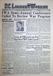 The B.C. Lumber Worker, Vol. XI, No. 12, June 27, 1942