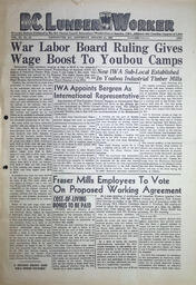 The B.C. Lumber Worker, Vol. XI, No. 15, August 15, 1942