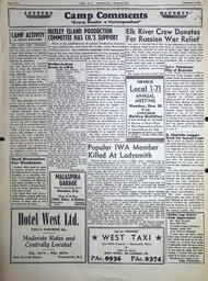 The B.C. Lumber Worker, Vol. XI, No. 21, December 7, 1942