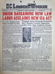 The B.C. Lumber Worker, Vol. XII, No. 6, March 22, 1943