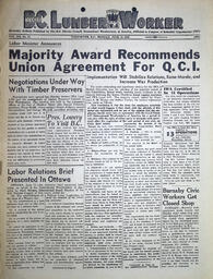 The B.C. Lumber Worker, Vol. XII, No. 12, June 14, 1943