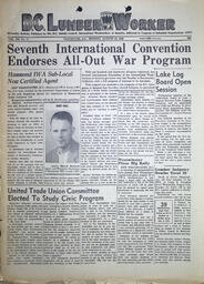 The B.C. Lumber Worker, Vol. XII, No. 17, August 23, 1943