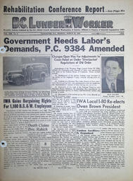 The B.C. Lumber Worker, Vol. XIII, No. 6, March 20, 1944