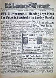 The B.C. Lumber Worker, Vol. XIII, No. 7, April 3, 1944