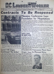 The B.C. Lumber Worker, Vol. XIII, No. 20, October 3, 1944