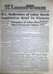 The B.C. Lumber Worker, Vol. XIV, No. 1, January 2, 1945
