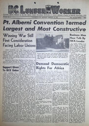 The B.C. Lumber Worker, Vol. XIV, No. 2, January 15, 1945