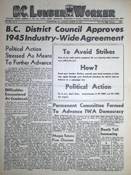The B.C. Lumber Worker, Vol. XIV, No. 6, March 12, 1945