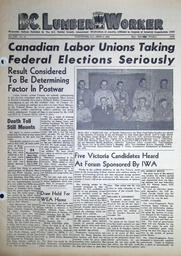 The B.C. Lumber Worker, Vol. XIV, No. 12, June 4, 1945