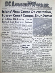 The B.C. Lumber Worker, Vol. XIV, No. 15, July 16, 1945