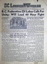 The B.C. Lumber Worker, Vol. XIV, No. 17, August 13, 1945