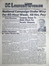 The B.C. Lumber Worker, Vol. XIV, No. 19, September 10, 1945
