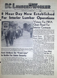 The B.C. Lumber Worker, Vol. XIV, No. 21, October 8, 1945