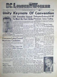 The B.C. Lumber Worker, Vol. XVI, No. 24, November 19, 1945