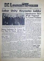 The B.C. Lumber Worker, Vol. XVII, No. 5, March 11, 1946