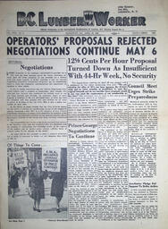 The B.C. Lumber Worker, Vol. XVII, No. 8, April 29, 1946